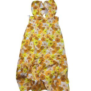 Mott50 Serena Ruffle V-Neck Maxi dress floral‎